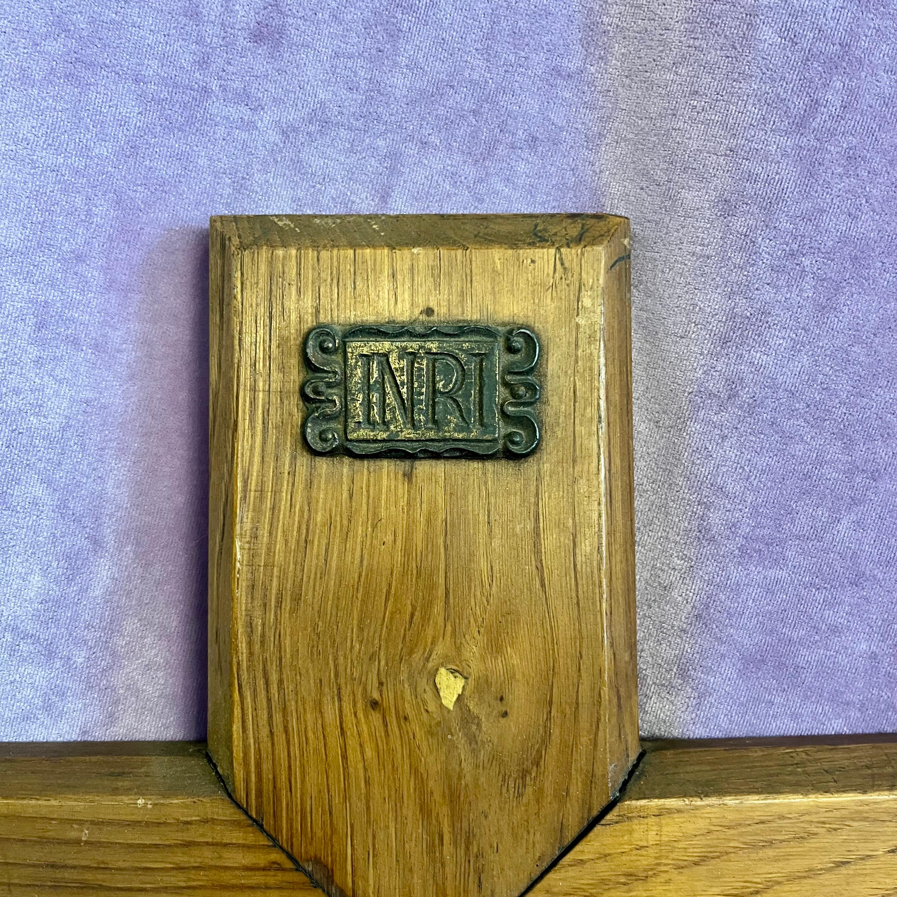 Antique Wooden Crucifix with Ivory-Toned Corpus