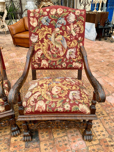 Antique Pair of Large Armchairs