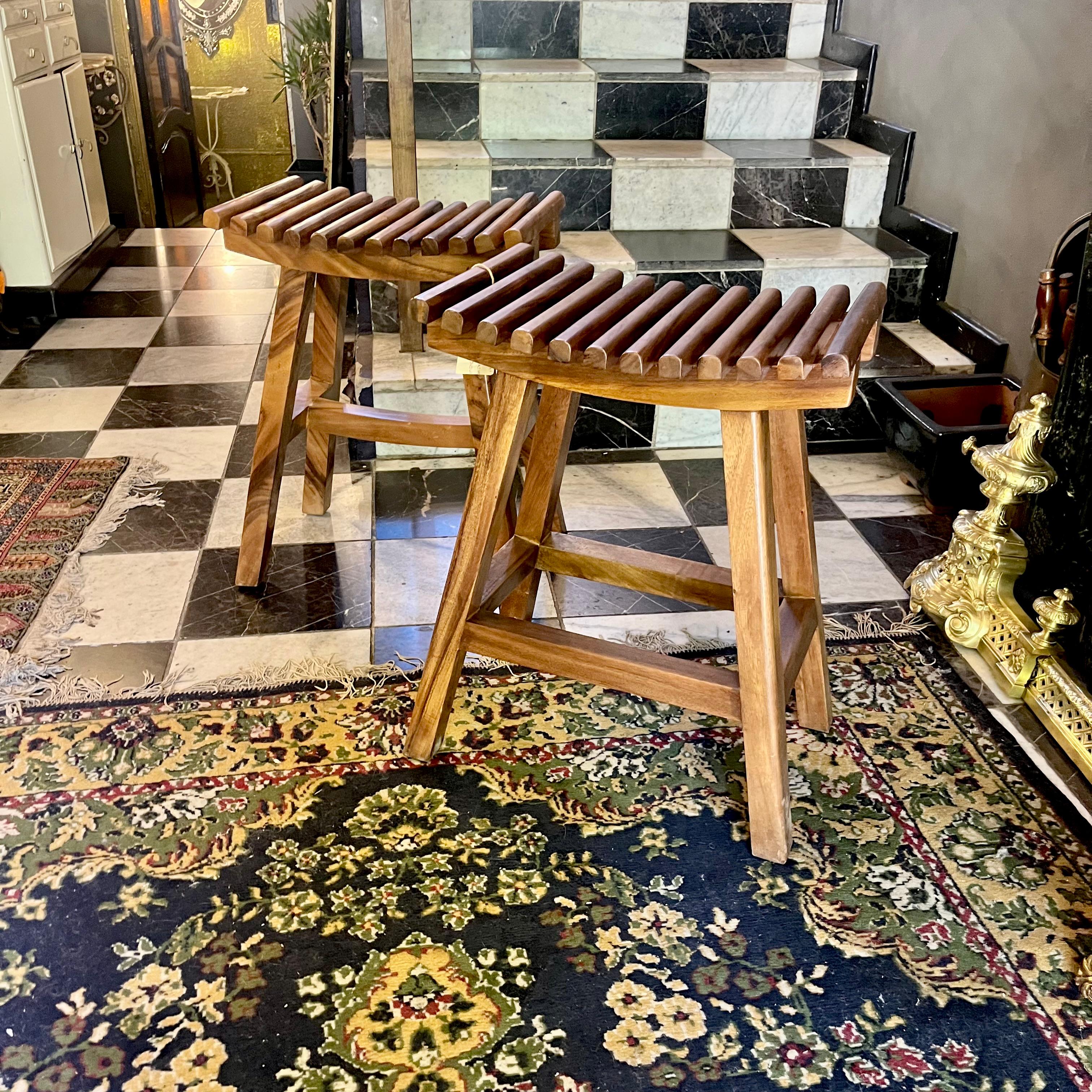 White Cedar Wood Stools