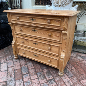 Rustic Antique Oak Chest of Drawers