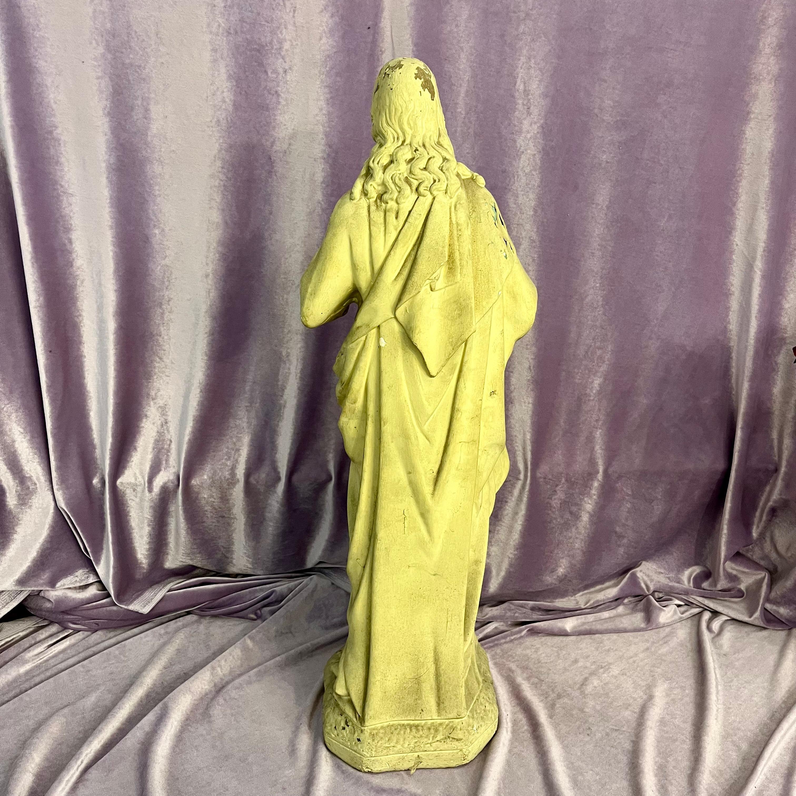 Devotional Sacred Heart Sculpture