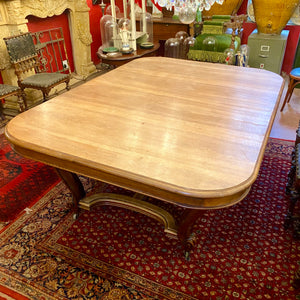 Impressive and Large Antique Walnut Extendable Dining Table