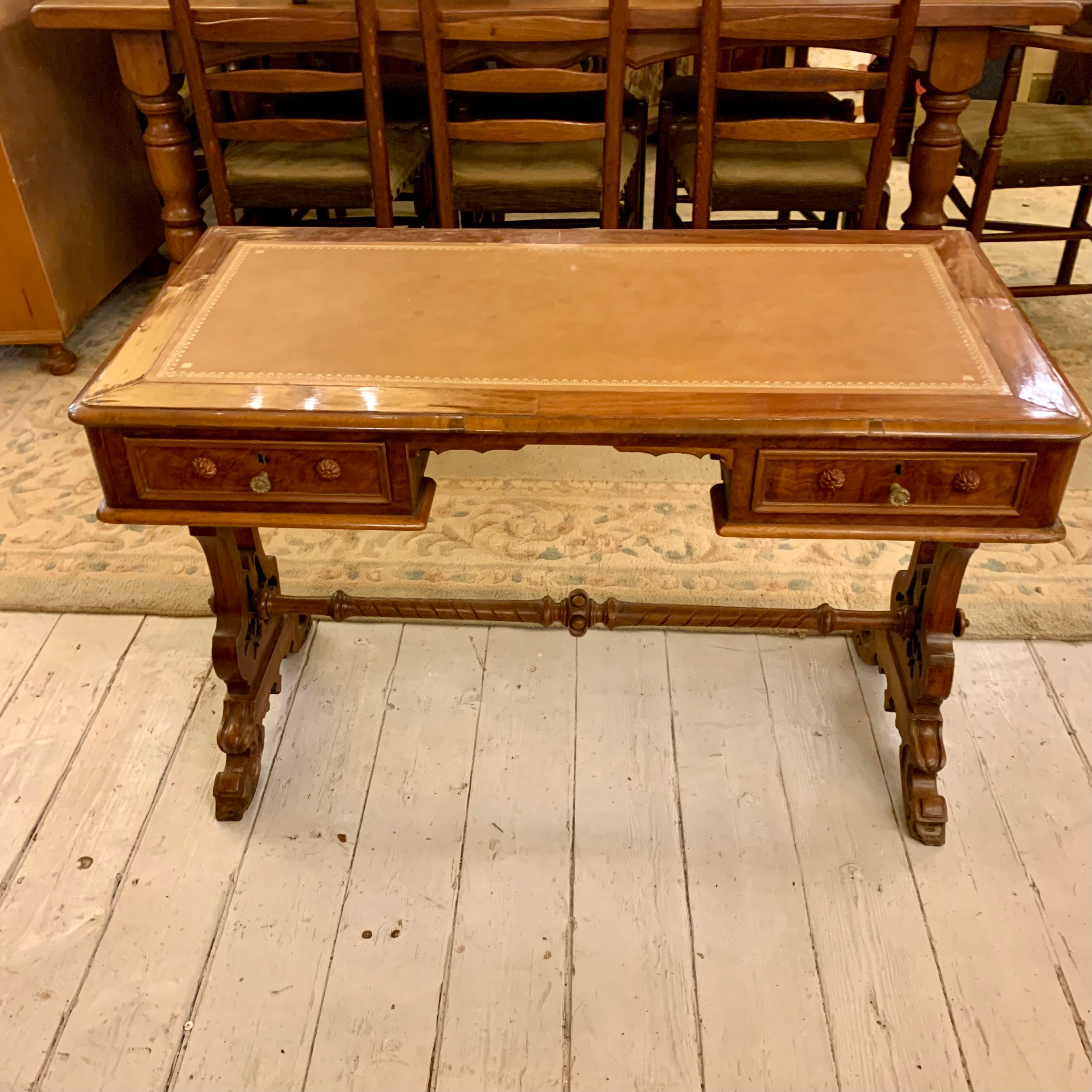 Small Antique Oak Writers Bureau - SOLD