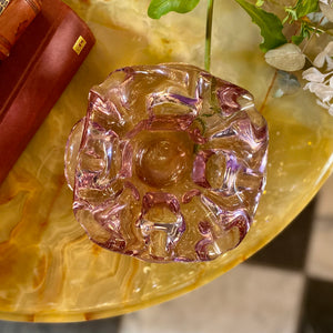 Gorgeous Lilac Blooming Murano Ashtray - SOLD