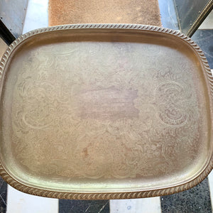 Antique Silver Plated Twin Handle Servers Tray