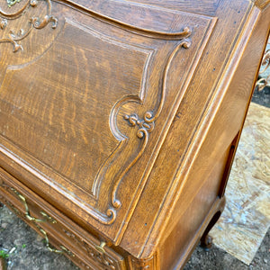 Antique French Oak Writing Bureau