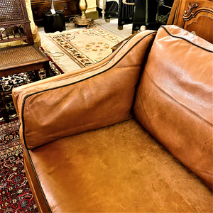 GORGEOUS!! Vintage Leather Knoll Sofa - SOLD