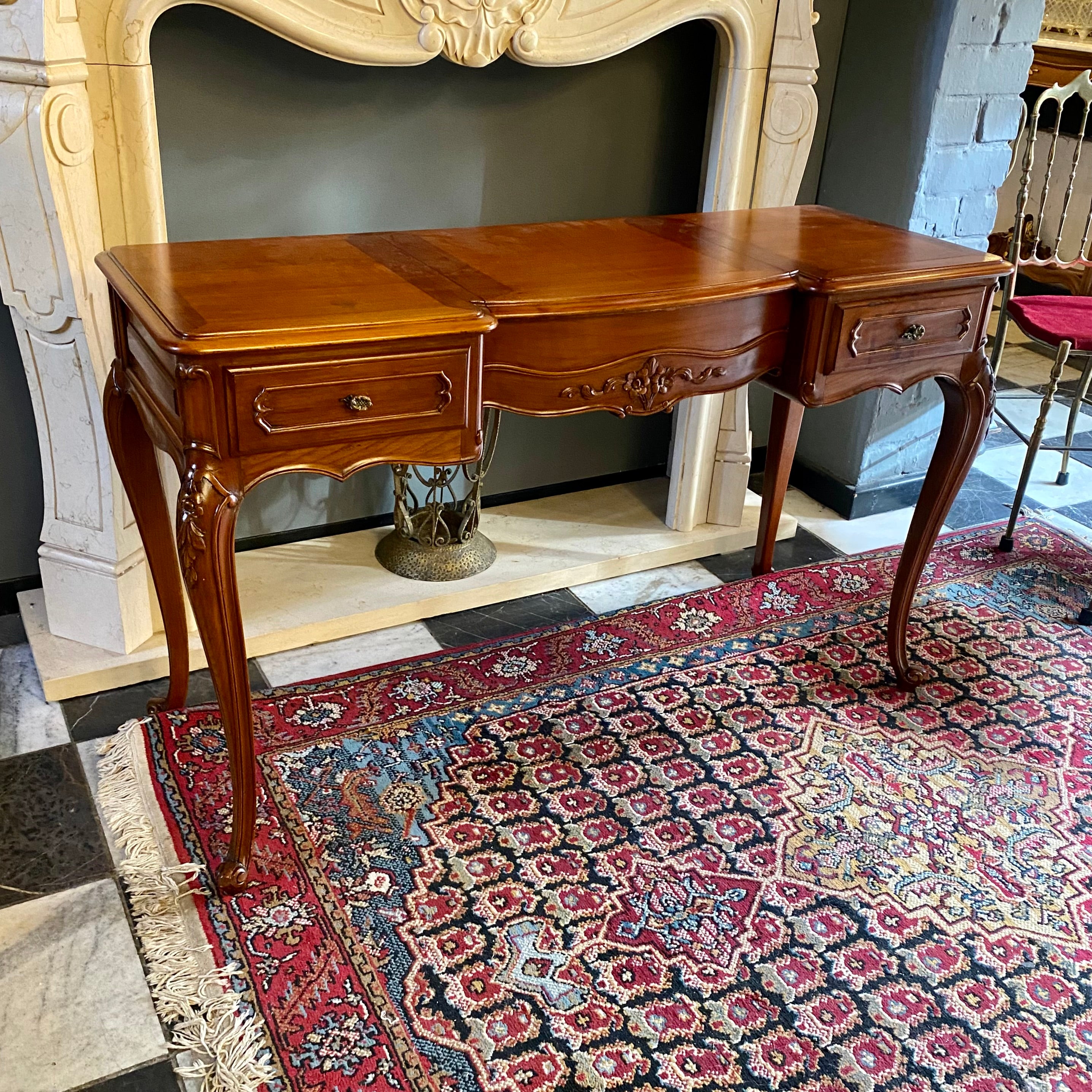 Beautiful Antique Cherry Wood Desk