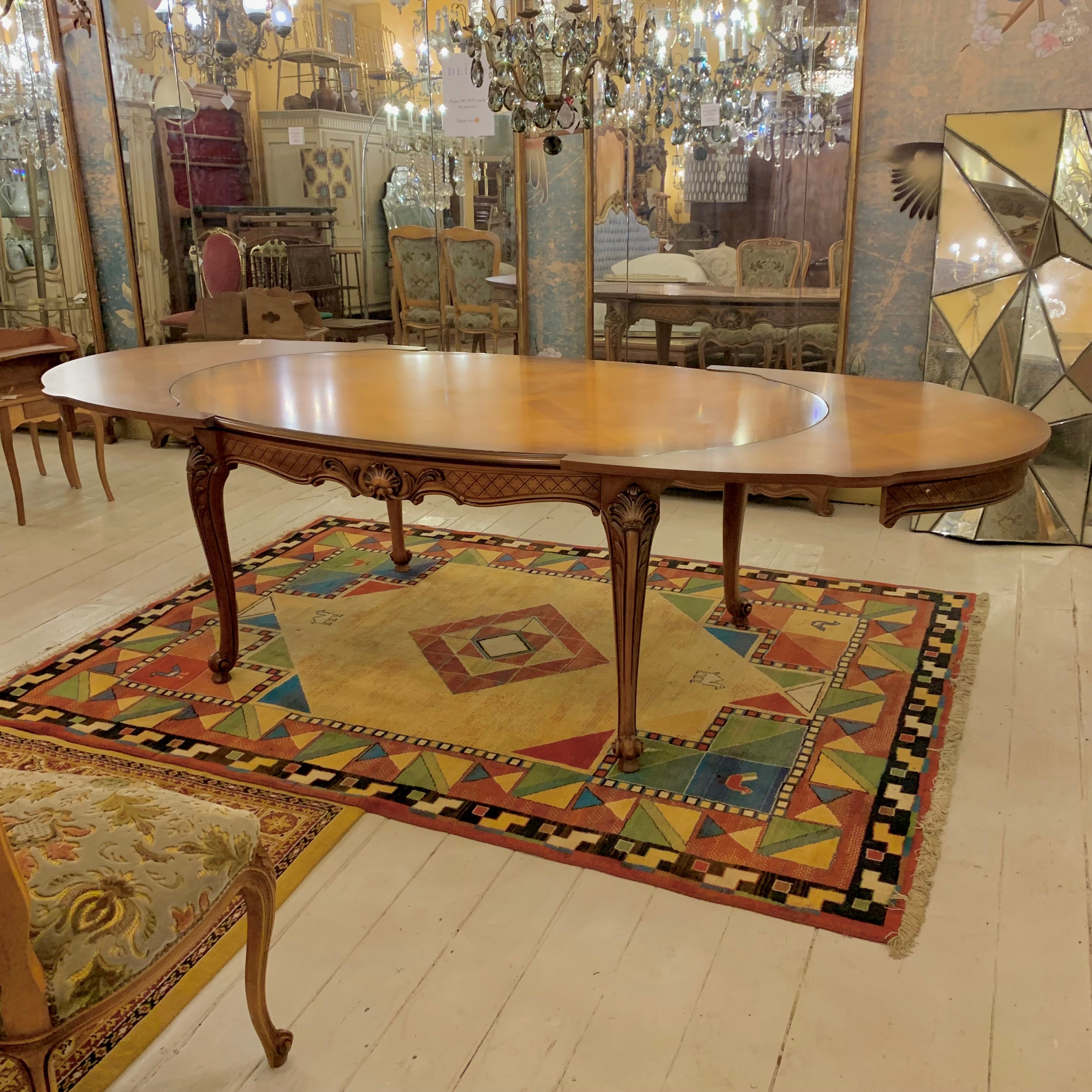 Beautiful Antique Walnut Dining Table - SOLD