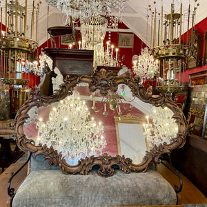 Stunning Carved Rosewood Mirror - SOLD