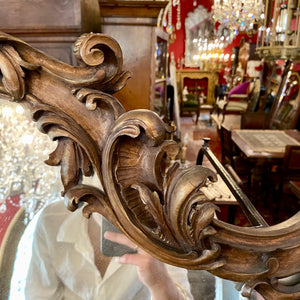 Stunning Carved Rosewood Mirror - SOLD