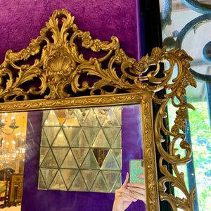 Gorgeous Gold Antique Mirror