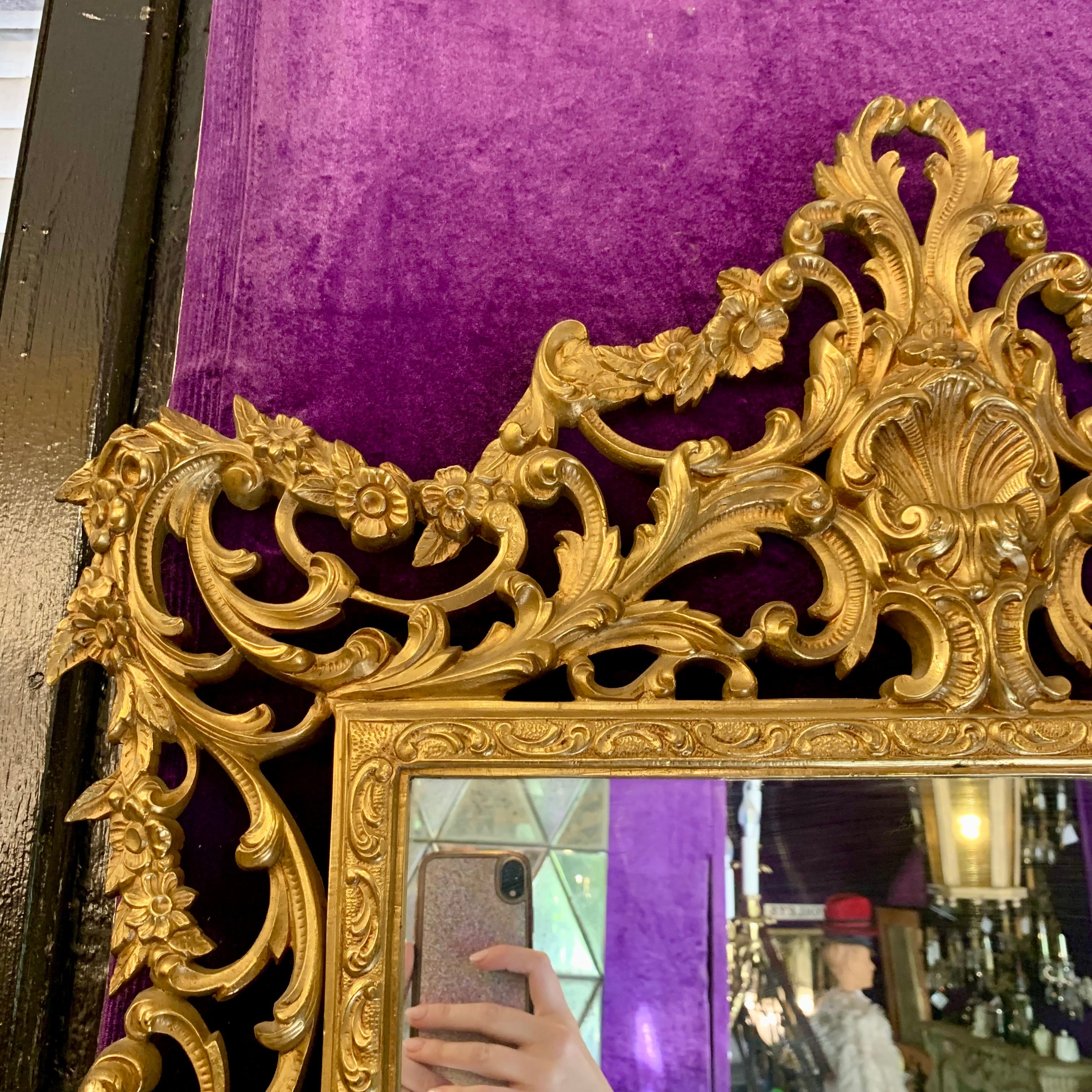 Gorgeous Gold Antique Mirror