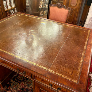 Large Antique Partners Desk
