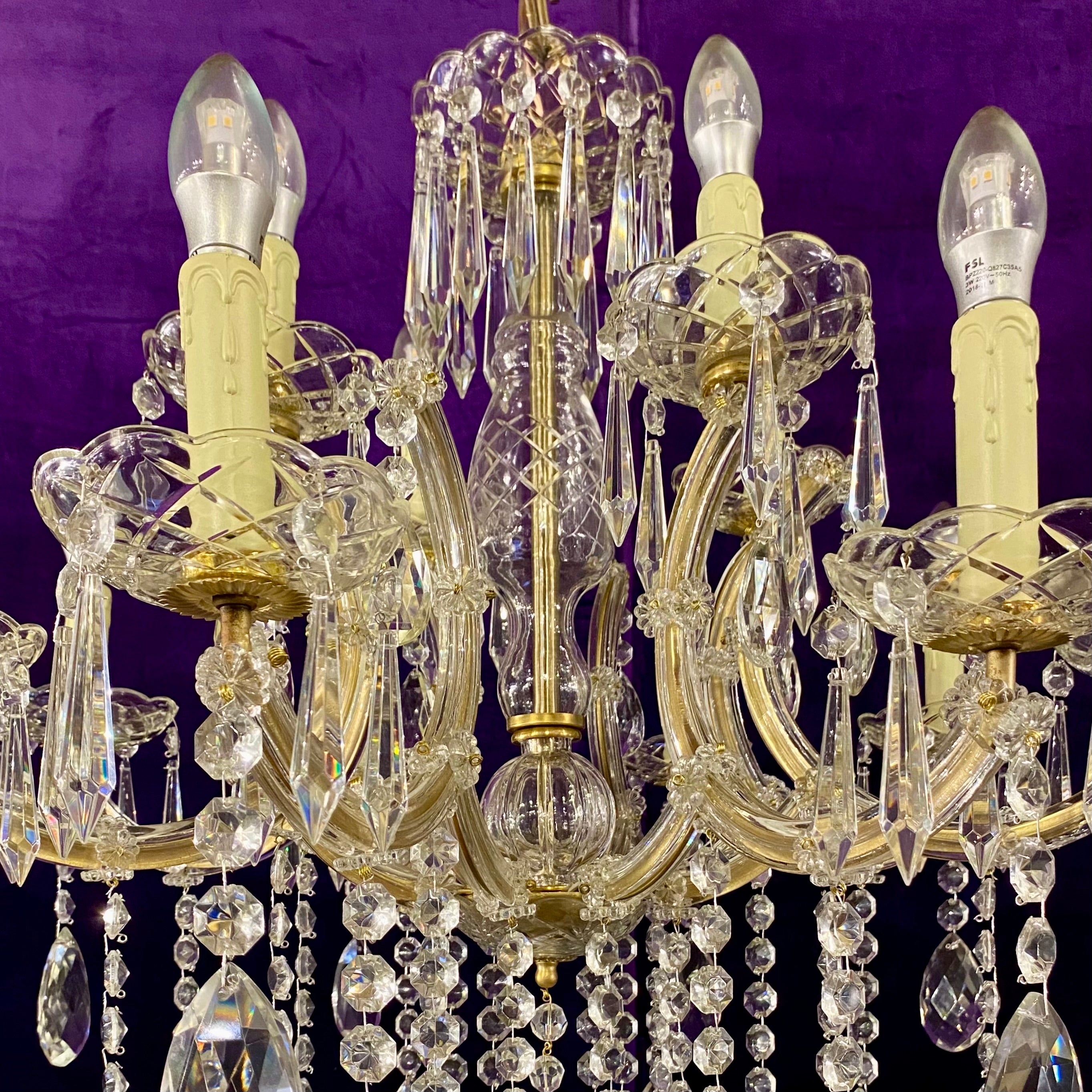 Stunning Antique Maria Theresa Chandelier