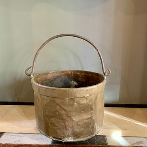 Antique Copper Jam Pot