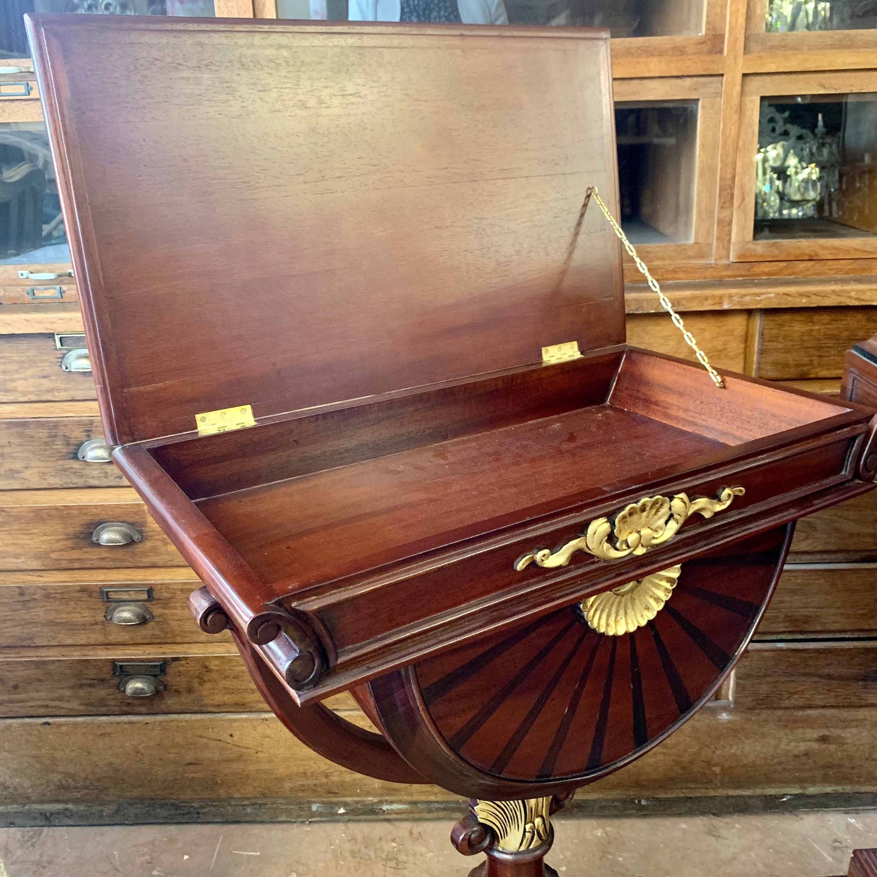 A Set of Antique Mahogany Jewellery Display Pedestals