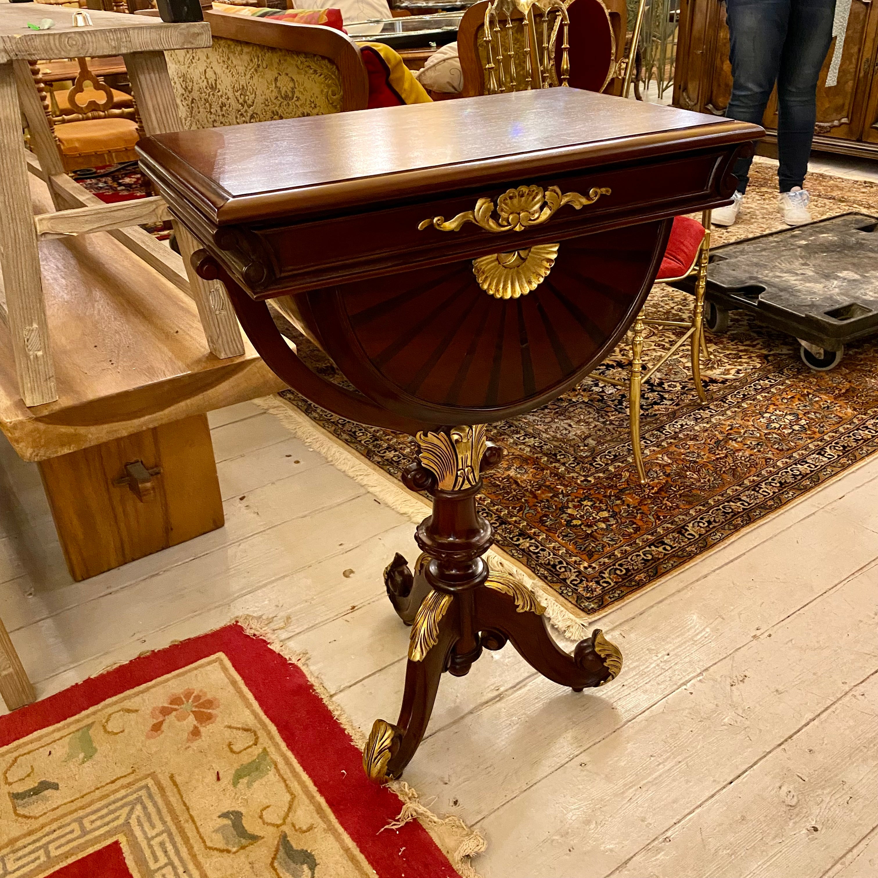 A Set of Antique Mahogany Jewellery Display Pedestals