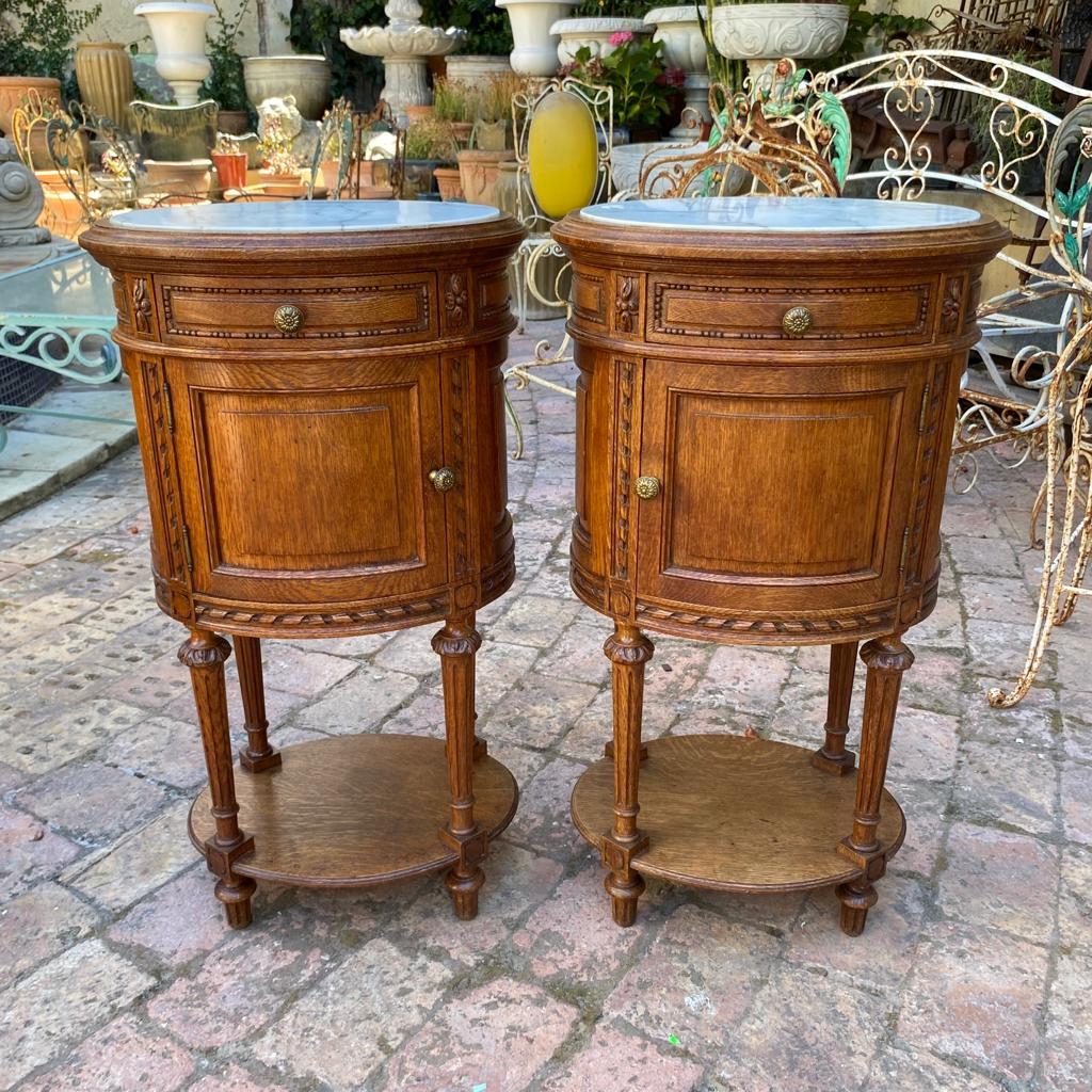 Stunning Pair of Empire Era Bedside Pedestals - SOLD