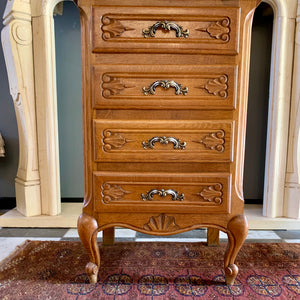 Small Antique Oak Chest of Drawers