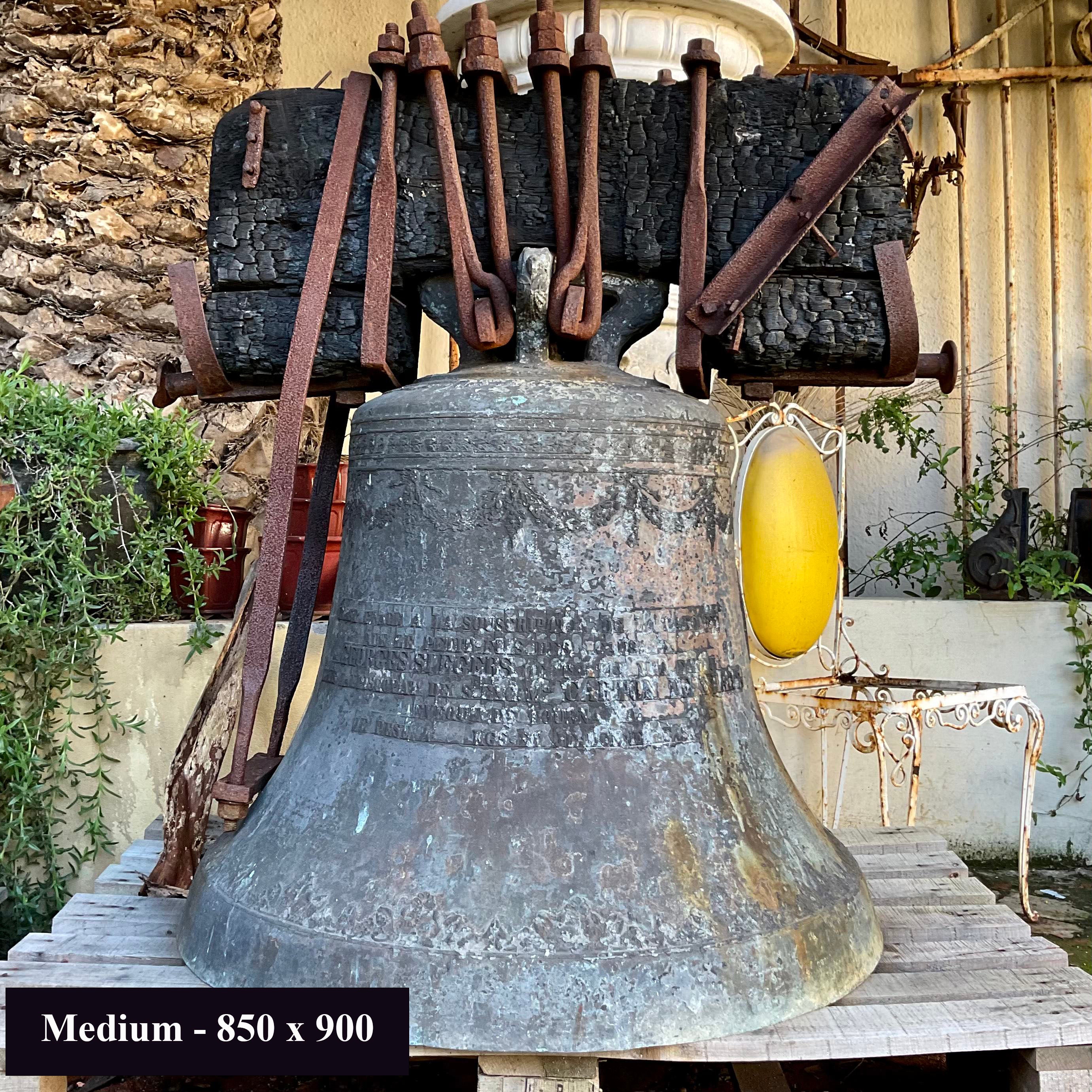 Antique Bronze Church Bells - Four Sizes Available