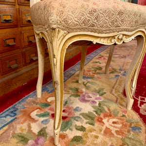 Luxurious Cream and Gilt Gold Salon Chairs