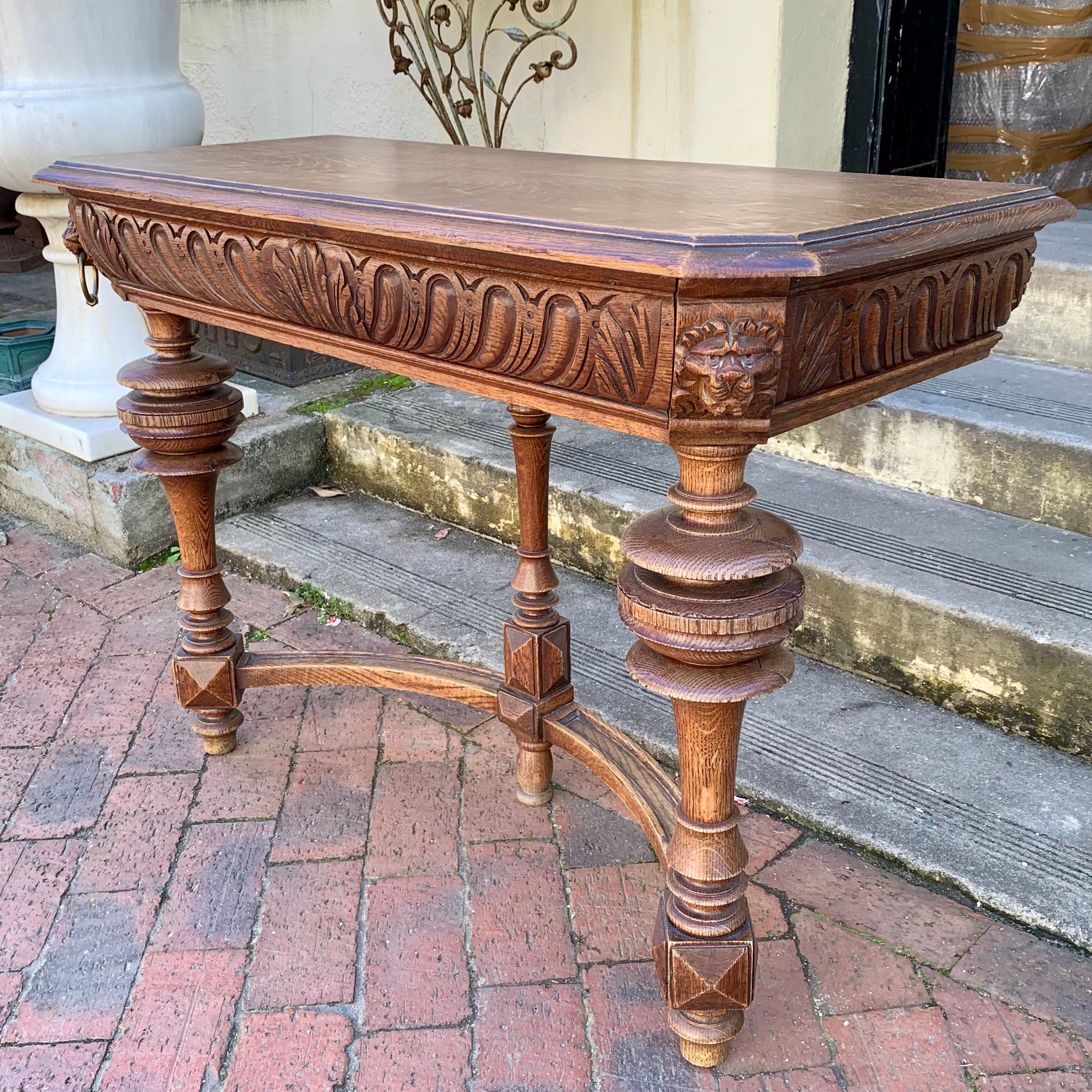 Antique French Oak Console