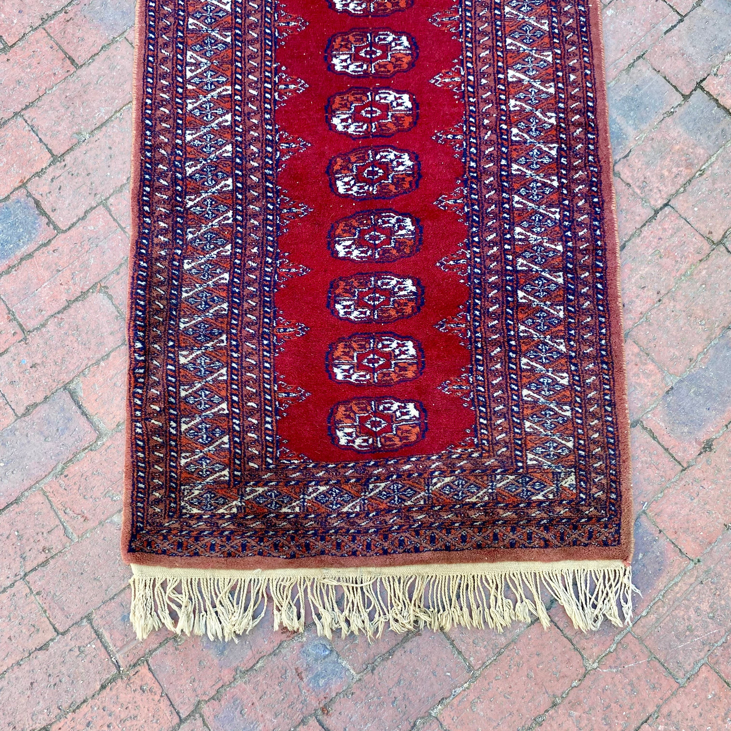 Beautiful Vintage Red Runner Carpet