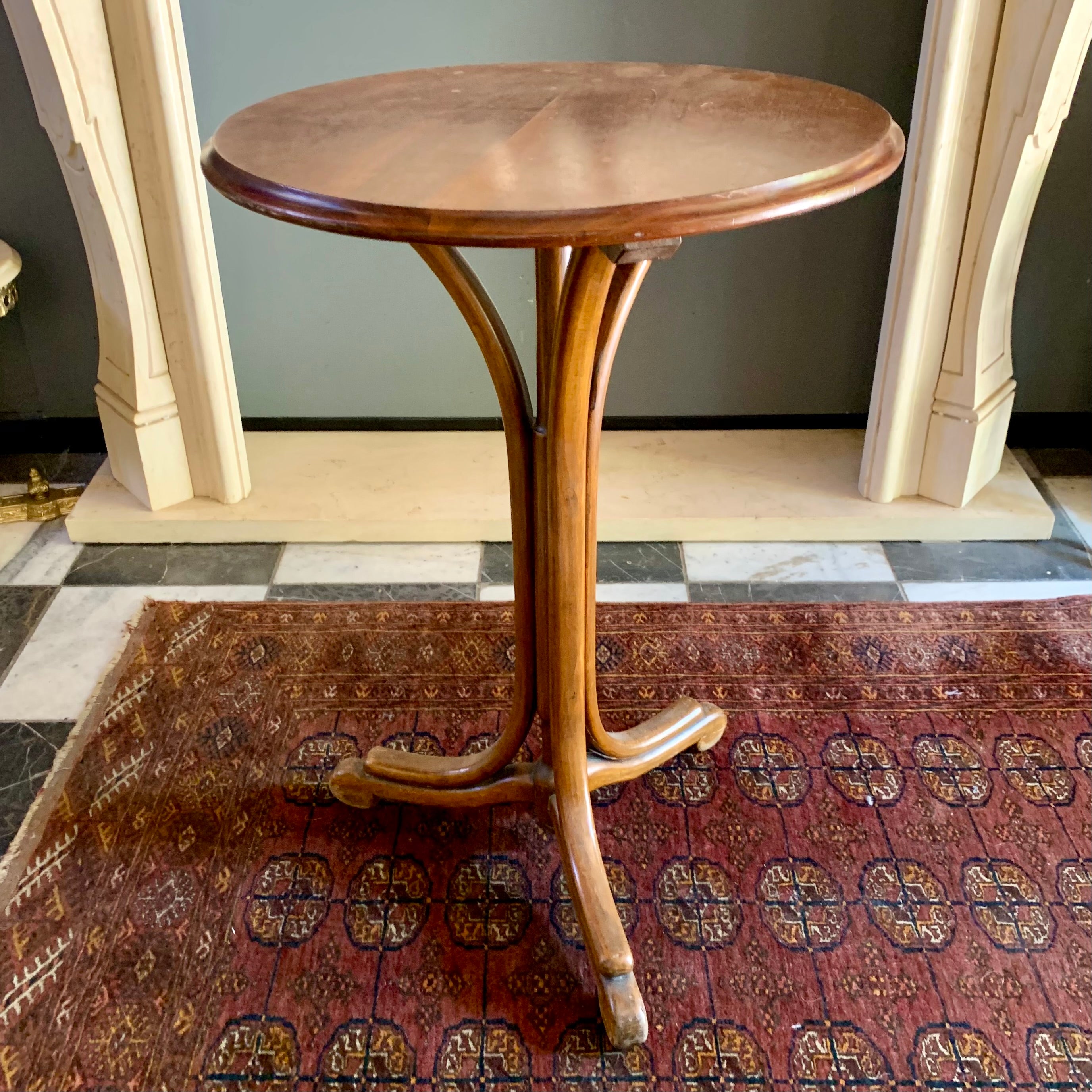 Antique Oak Turnet Table - SOLD