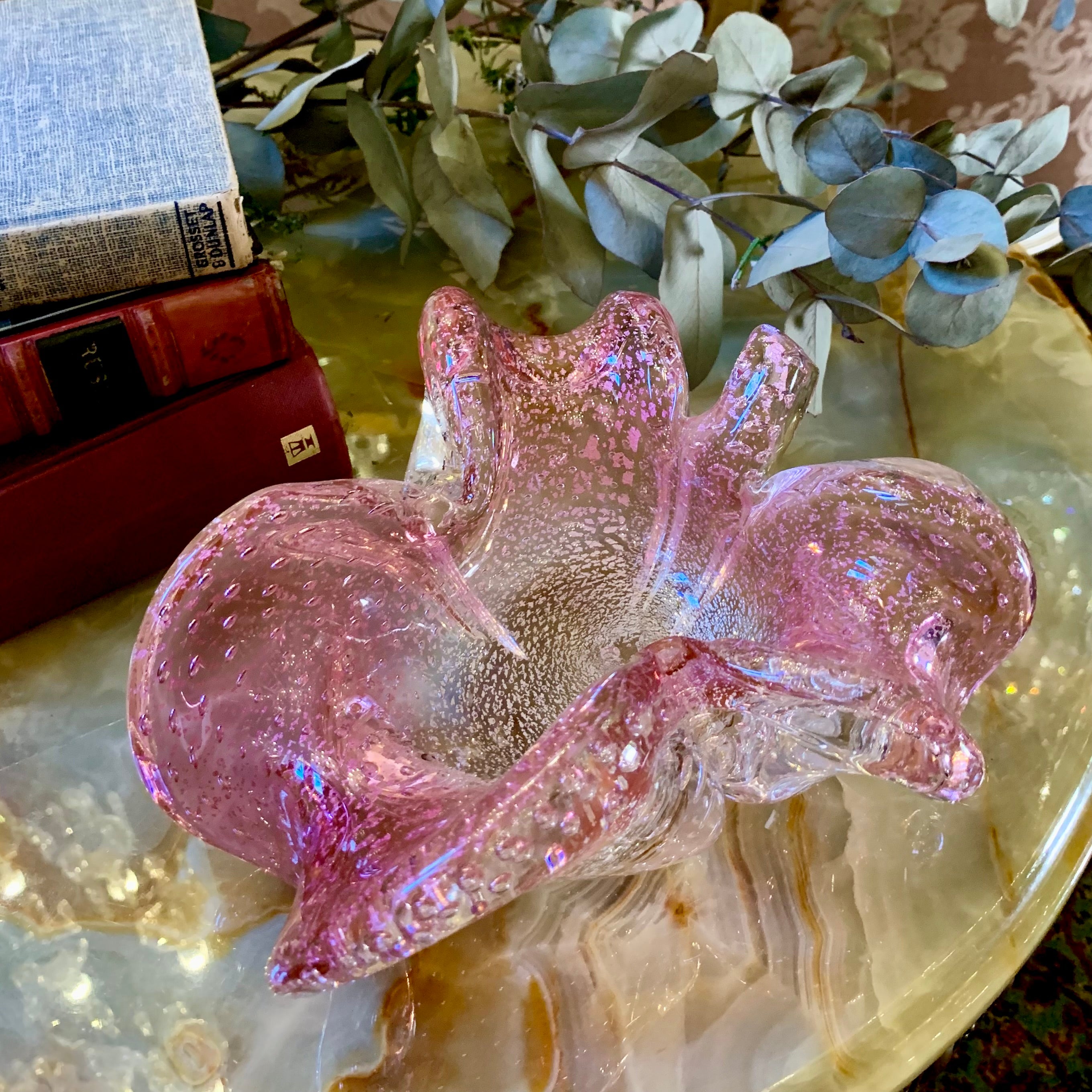 Sweet Subtle Pink Murano Ashtray - SOLD