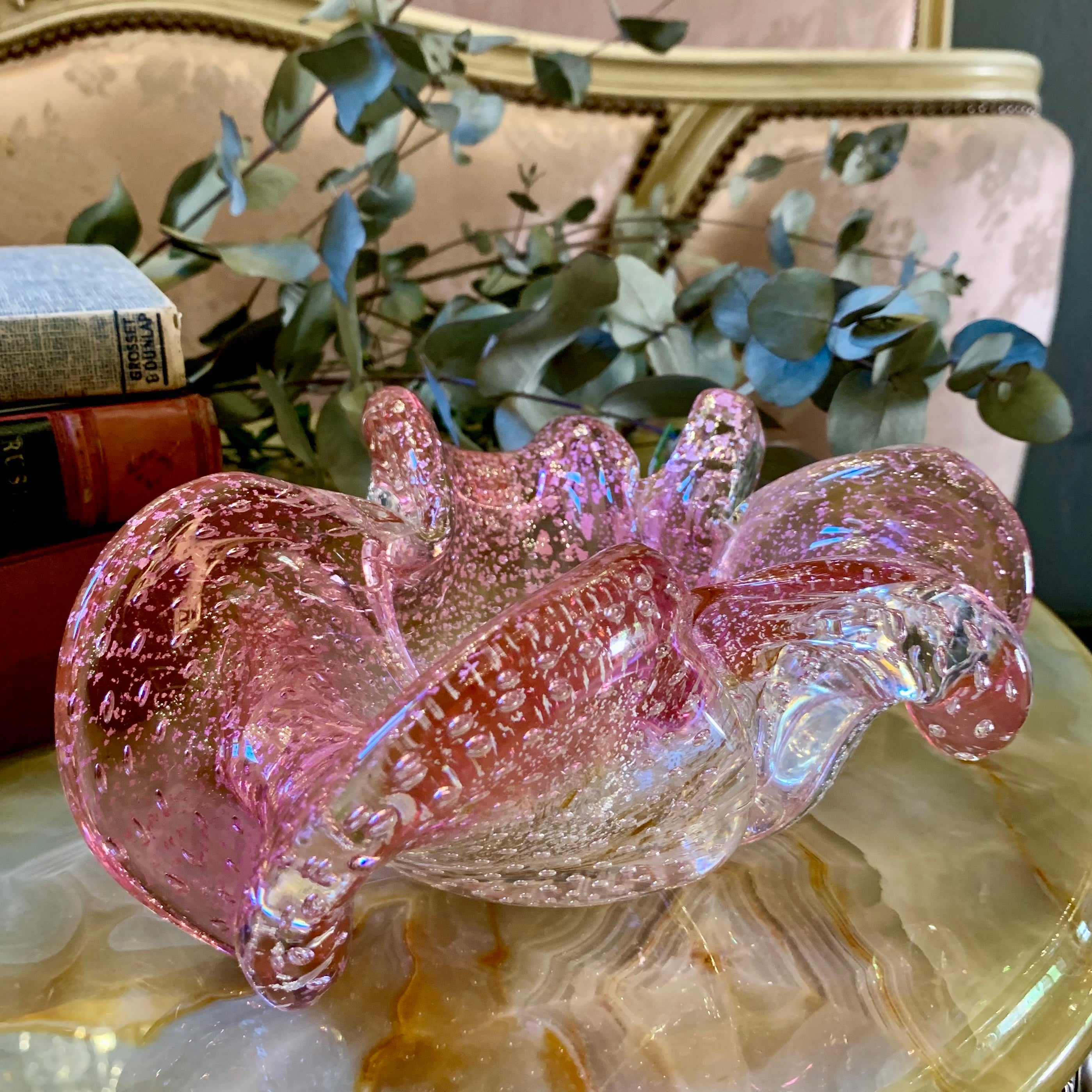 Sweet Subtle Pink Murano Ashtray - SOLD