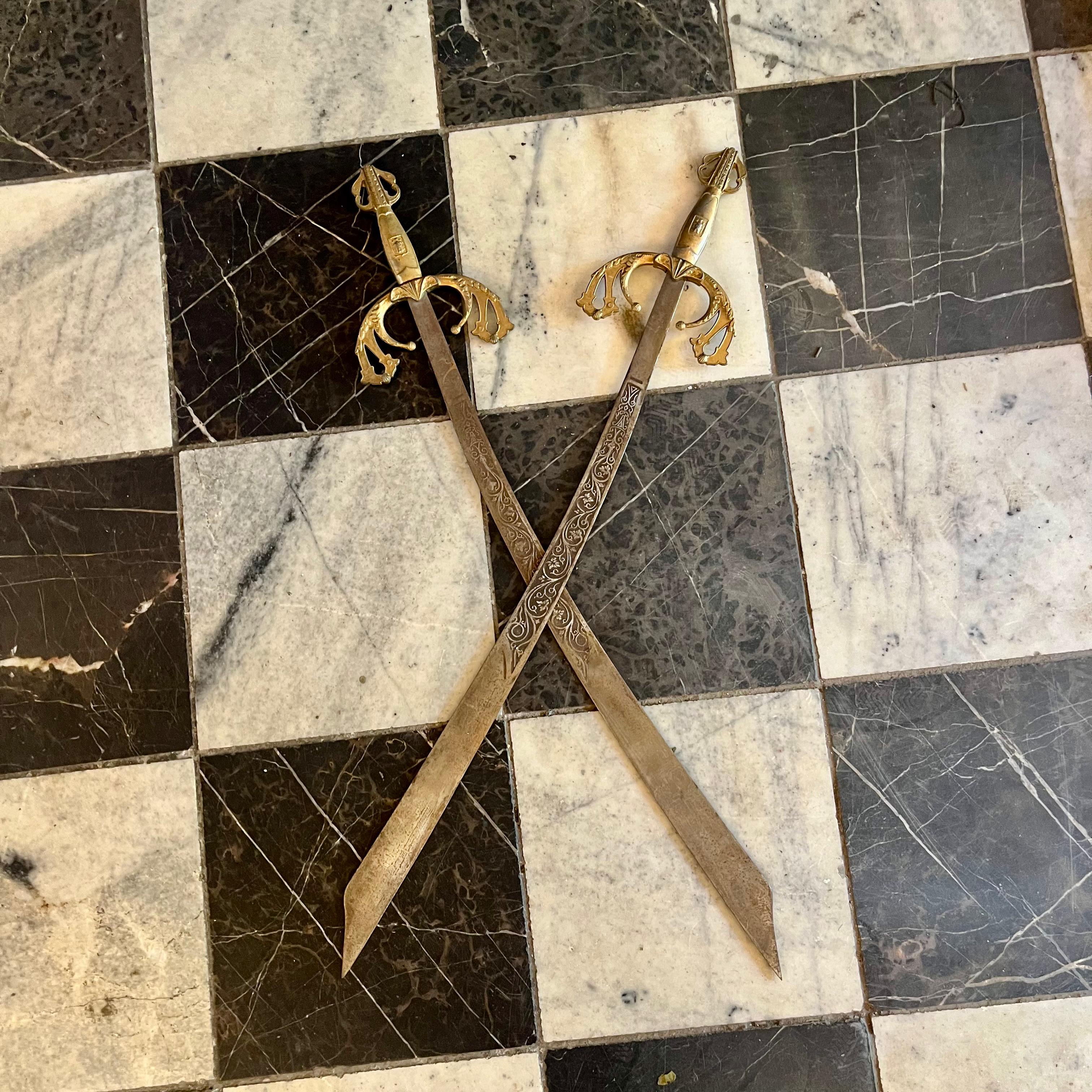 Pair of Antique Decorative Swords