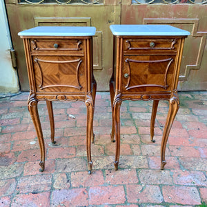 Beautiful Pair of Antique Bedside Pedestals