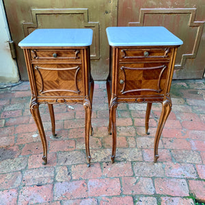 Beautiful Pair of Antique Bedside Pedestals