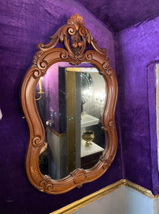 Antique Mahogany Mirror