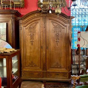 Very Large Antique French Oak Armoire - SOLD