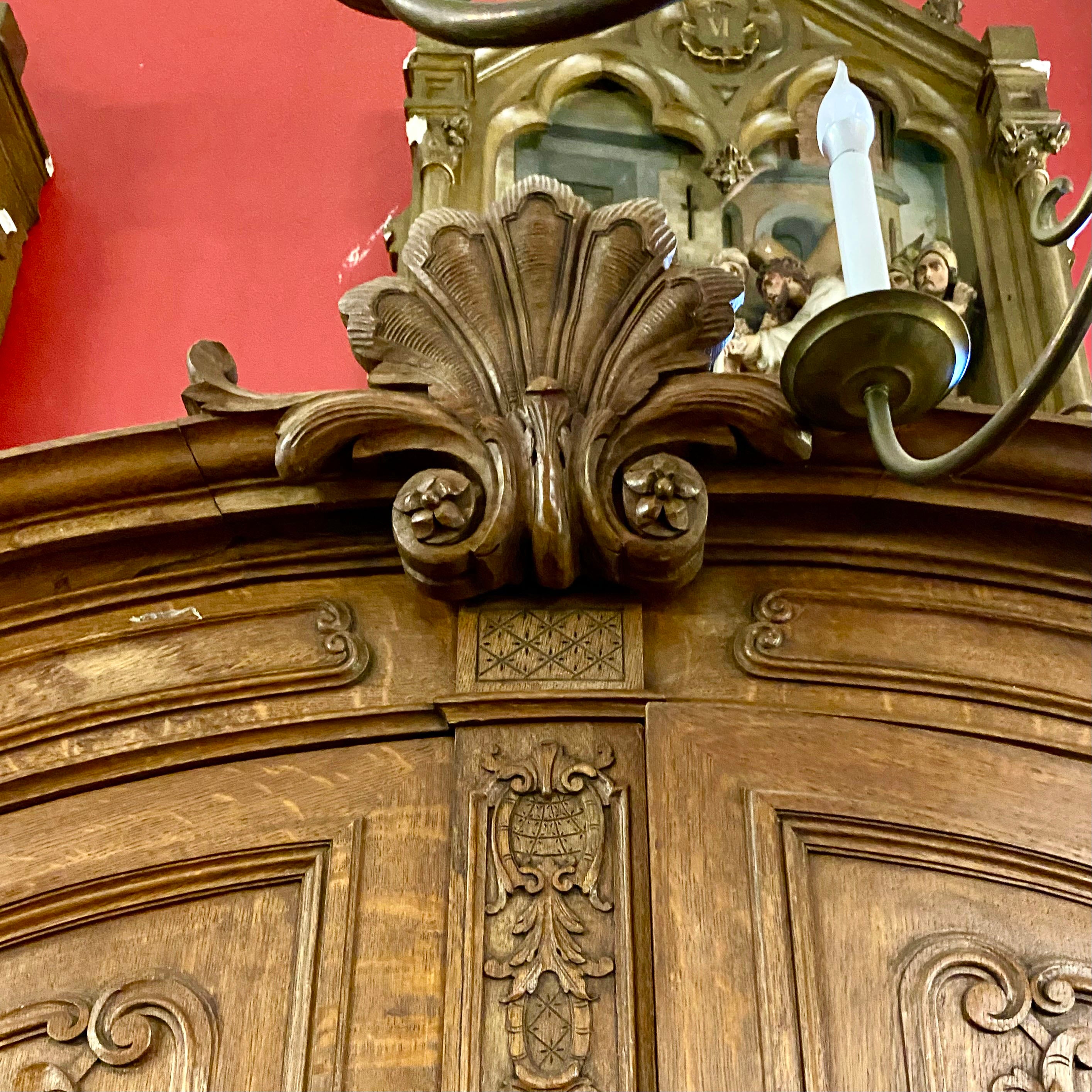 Very Large Antique French Oak Armoire - SOLD