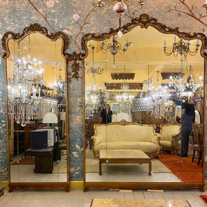 Incredible Antique Italian Ballroom Mirrors