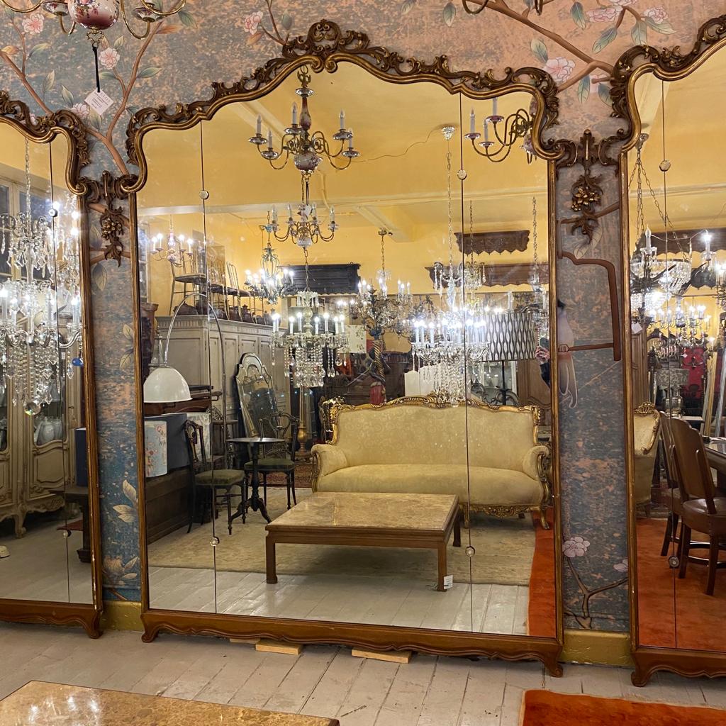 Incredible Antique Italian Ballroom Mirrors