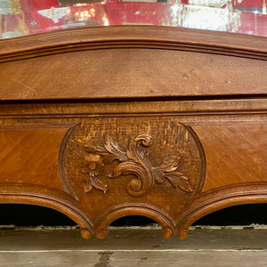 Antique Walnut Armoire with Mirror Front - SOLD