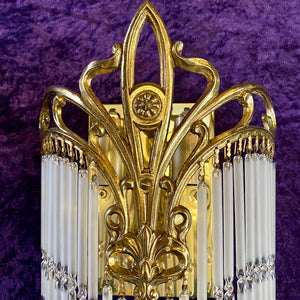 Stunning Pair of Art Deco Sconces - SOLD