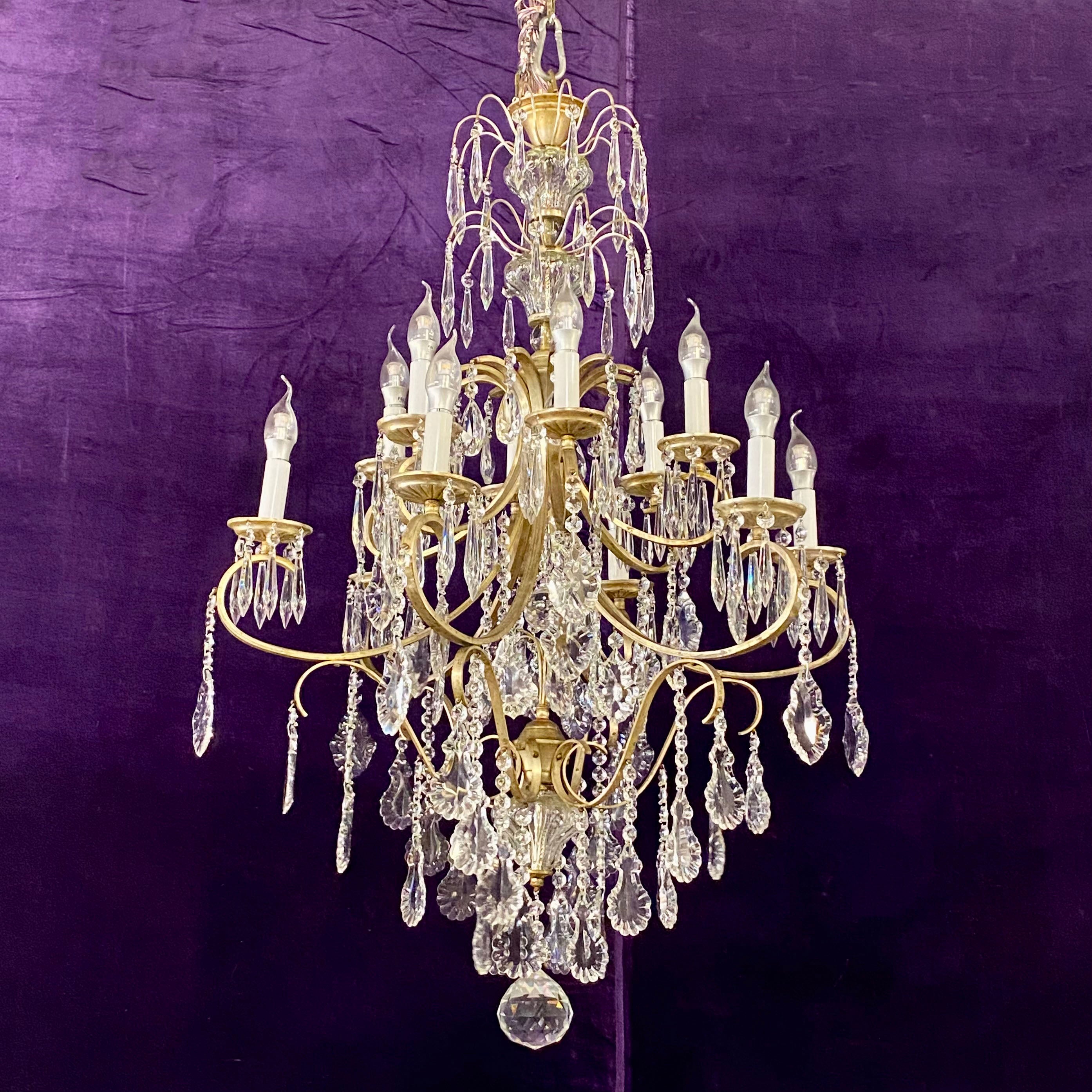 Stunning Silver Plated French Chandelier