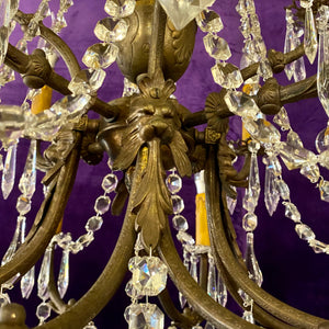 An Incredible Antique Gasolier Chandelier