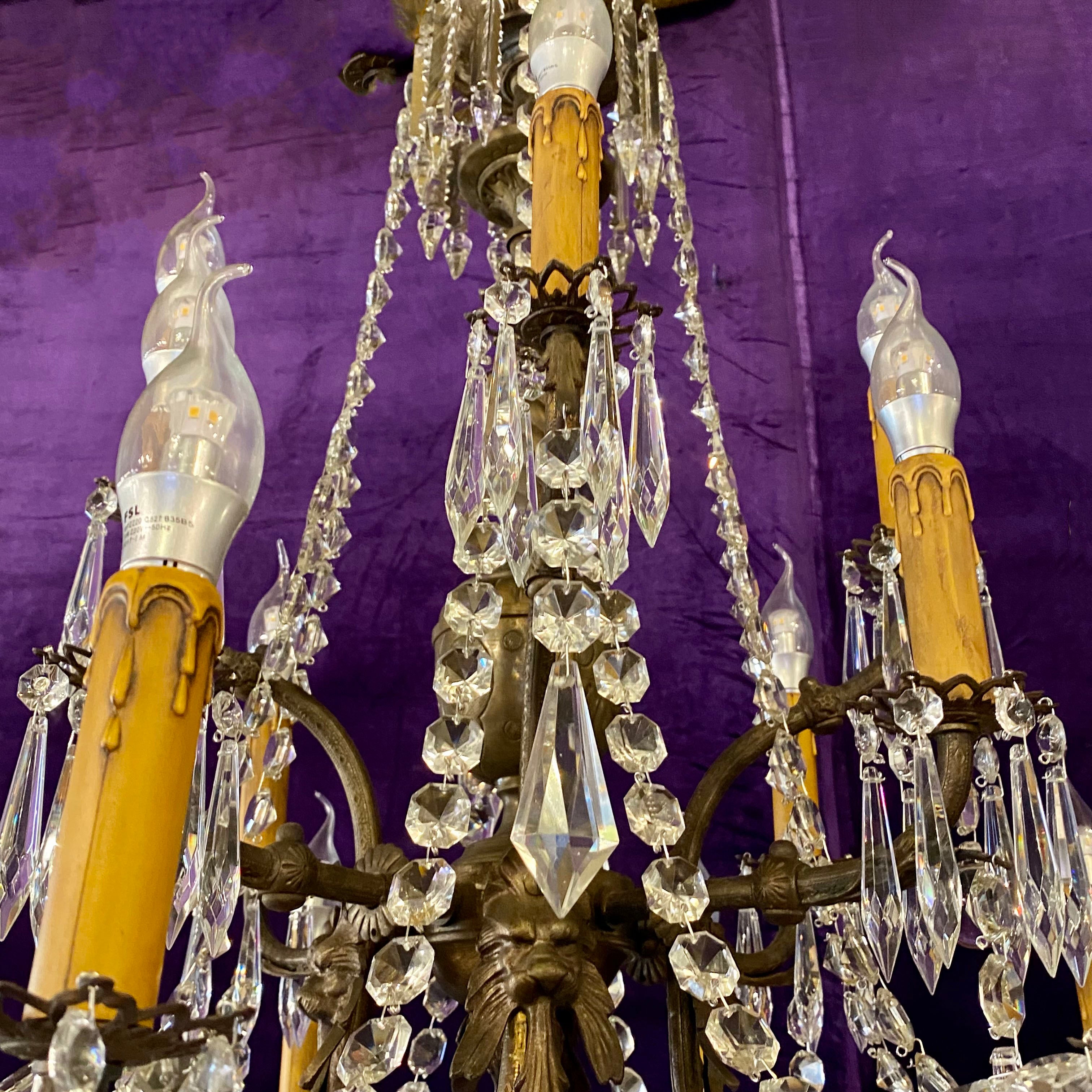 An Incredible Antique Gasolier Chandelier