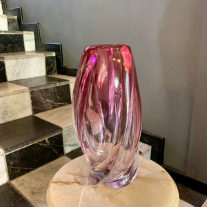 Stunning Pink Murano Glass Vases - SOLD