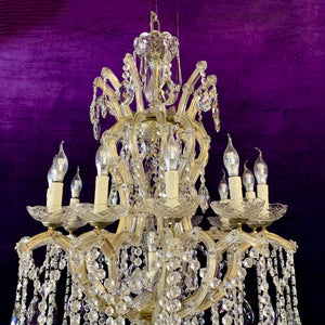 Incredible Antique Maria Theresa Chandelier