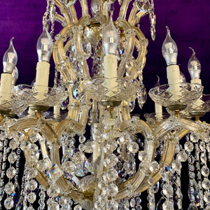 Incredible Antique Maria Theresa Chandelier