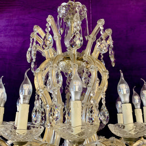 Incredible Antique Maria Theresa Chandelier