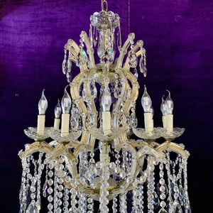 Incredible Antique Maria Theresa Chandelier