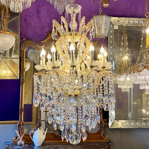 Incredible Antique Maria Theresa Chandelier